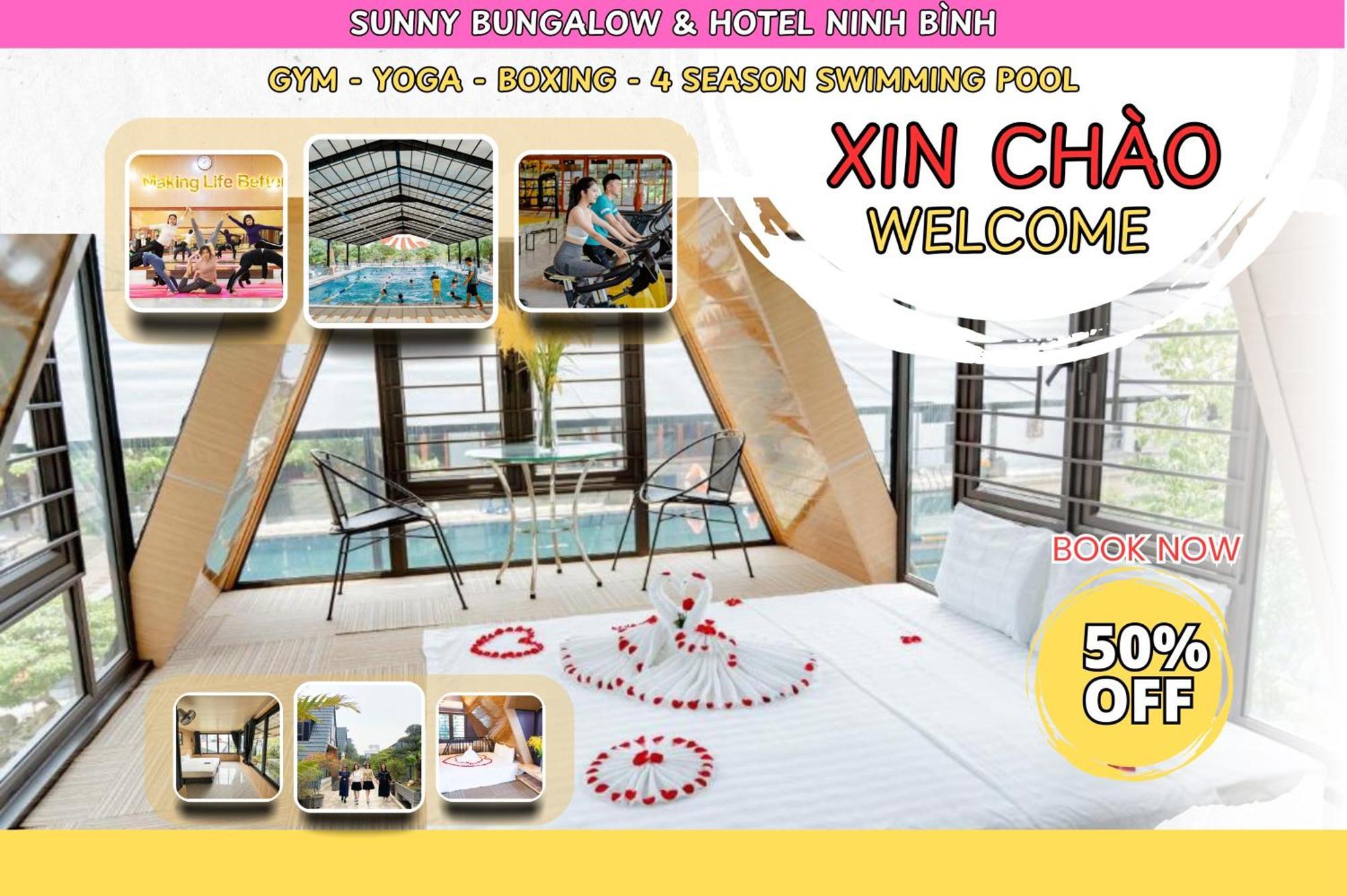 Sunny Bungalow & Hotel Нин Бин Екстериор снимка