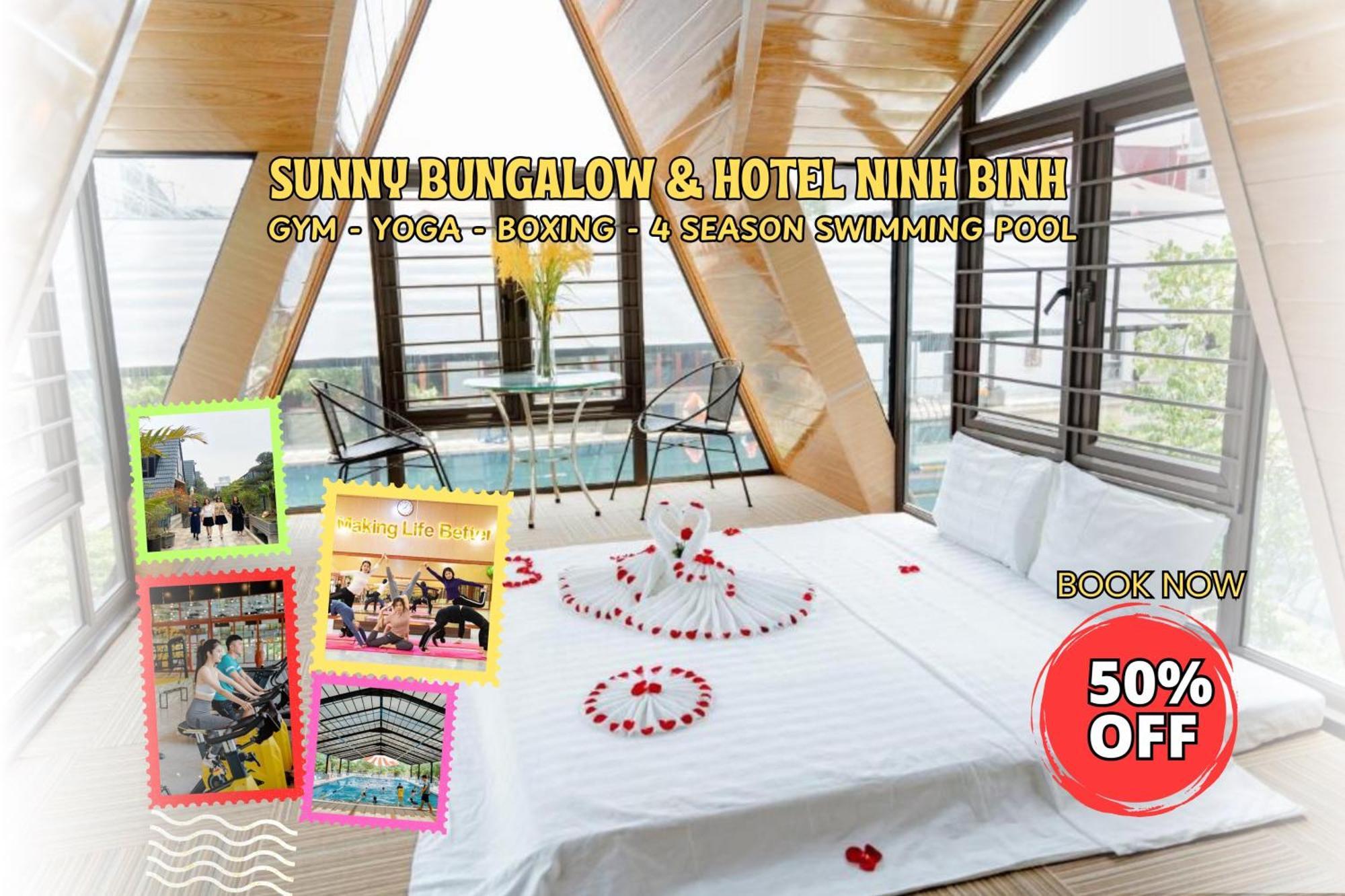 Sunny Bungalow & Hotel Нин Бин Екстериор снимка